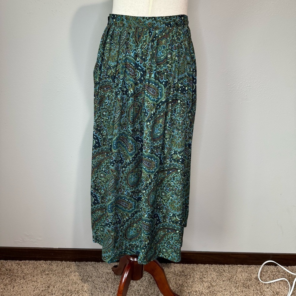 Vintage Laura Caspari Midi Skirt | Size 10 - Picture 3 of 5